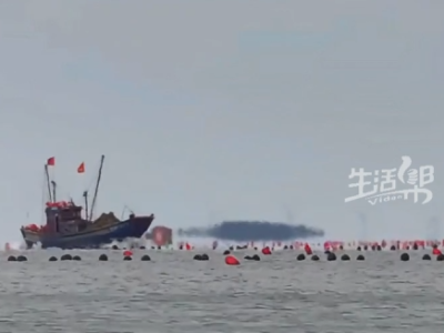 山东长岛现“海滋”奇观 岛屿与船只悬浮半空 光雾流转小岛变形 !