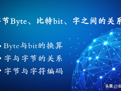 一个字节多少位二进制（字节与字符编码的关系是什么） ！