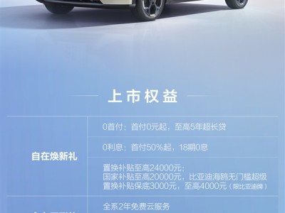 上市27个月狂卖100万台！比亚迪海鸥自在版上市：7.88万元 ！