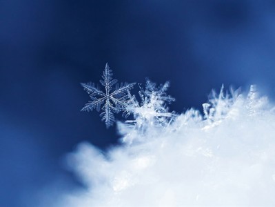 北京山区下雪了：雪花肉眼可见 !