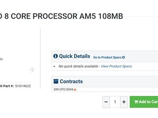 新一代游戏神U！AMD锐龙7 9850X3D偷跑上架：要价不便宜 !