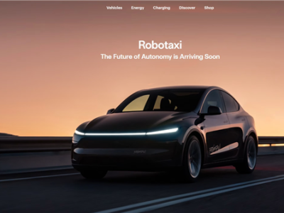 特斯拉Robotaxi正式上线官网 开启内测：一单30元 ！